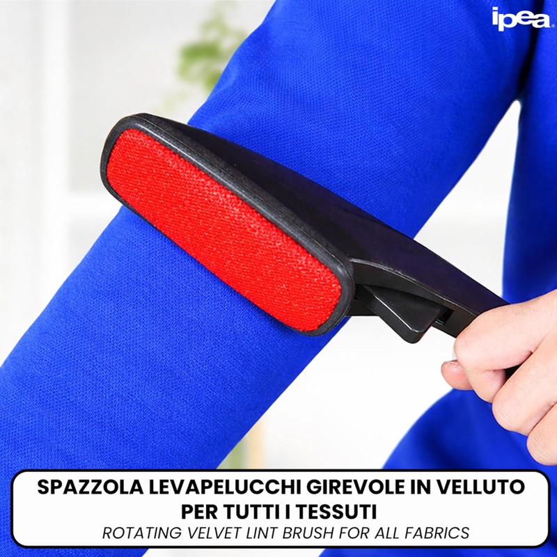 IPEA Spazzola Velluto Levapelucchi - [ GIREVOLE ] - per