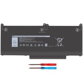 King EBOYEE MXV9V Laptop Battery for Dell Latitude 5300 5310 7300 7400 E5300 E5310 E7300 E7400, Latitude 5300 5310 2-in-1, Inspiron 7300/7306 2-in-1 Black Series P96G P97G P99G P100G 5VC2M 829MX
