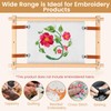 Littleduckling Embroidery Frame Wooden Cross Stitch Frame Rotated Needlepoint Embroidery