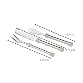 ED1491 Cutlery - Vorlegeset Forma - 3 Teilig - Silver Plated