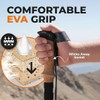 TREKOLOGY Trek-Z Collapsible Hiking & Trekking Poles - Balance Support