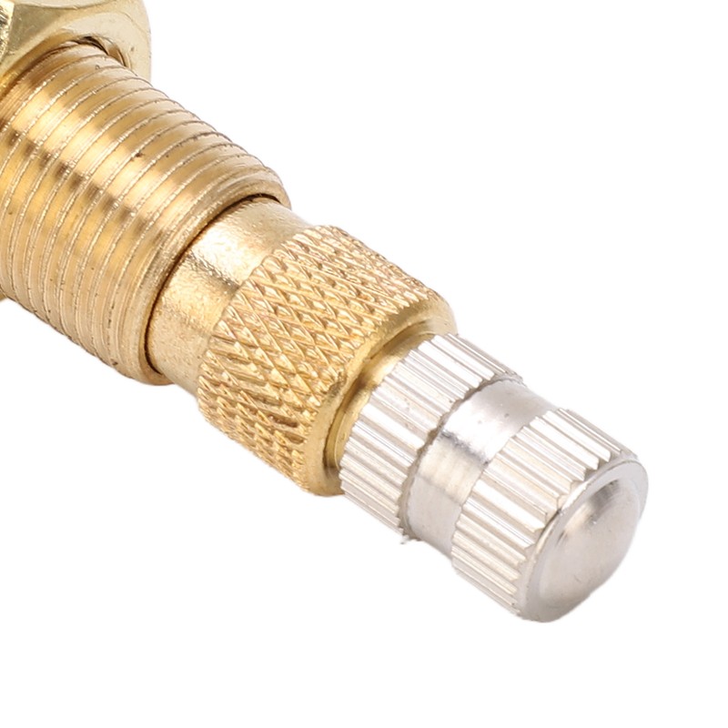10pcs Air Liquid Tubeless Tire Valve Stem Brass 1 7/8in