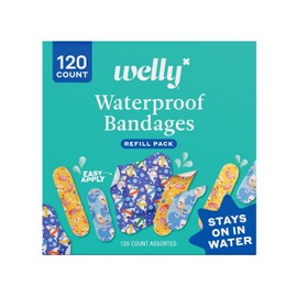 Welly Ocean Friends - Caja de repuesto para vendas impermeables (120 unidades)