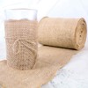 Alytimes 160CM Roll Upholstery Fabric Natural Jute Hessian Burlap Cloth