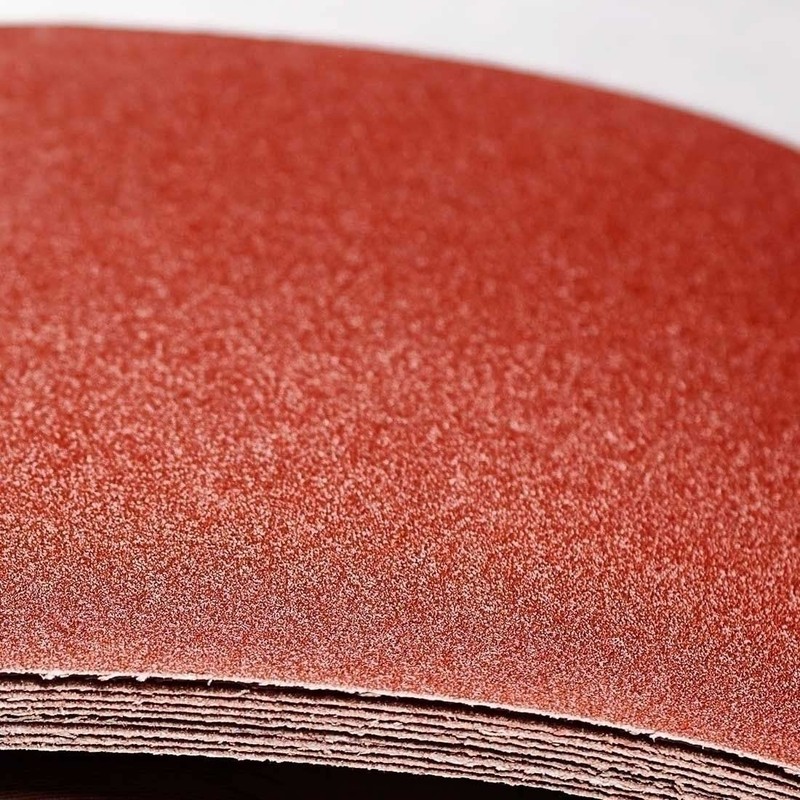MENZER Red Klett-Schleifblätter, 93 mm, 6-Loch, f. Deltaschleifer, Normalkorund (25