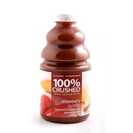 Dr Smoothie Strawberry Banana 100% Crushed Fruit Smoothie Concentrate (46oz bottle) by Dr. Smoothie