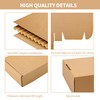 YKUKIZEE 30 Pack Small Corrugated Cardboard Shipping Boxes, 14x10x4 cm