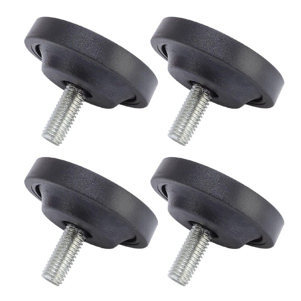 Set of 4 Furniture Leveling Feet, 58 mm Rubber Feet