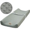 BlueSnail Ultra Soft Dot Changing Pad Cover 2 Pack (white+gray)
