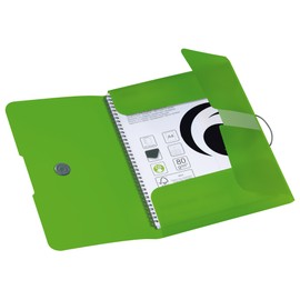 Herlitz Easy Orga To Go A4 PP Wallet Folder - Opaque Apple (Pack of 3)