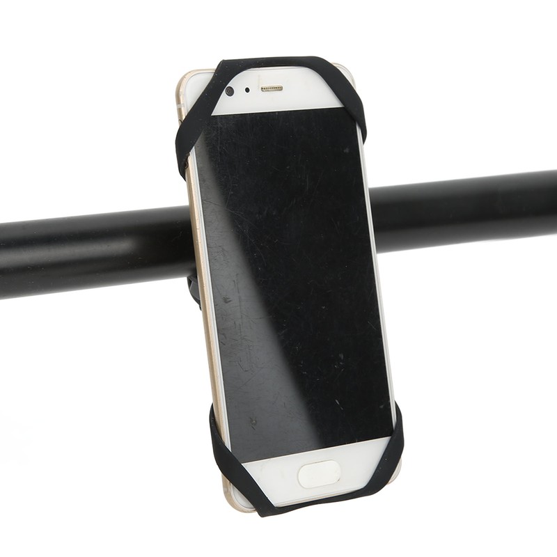 Motorcycle Phone Mount 360 Degree Rotation High Elastic Silicone Anti
