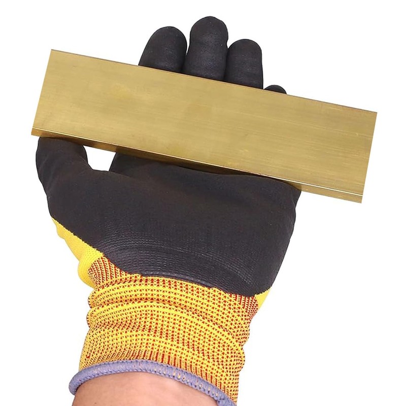 1/8" x 2" C360 Brass Flat BAR 6" Long Solid