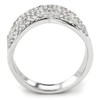 YourJewelleryBox 362 Pretty Stainless Steel Simulated Diamond Ring Band Pave