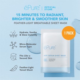 ePure Airy Serum Sheet Mask (24g /1pc)