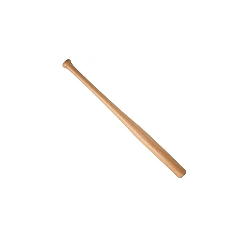 Gummiprodukt Baseball Bat in Wood, Brown, 74 cm
