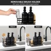Kitchen Soap Dispenser Set with Sponge Holder, Dish Soap Dispenser