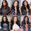 Body Wave Clip In Hair Extensions For Black Women 8Pcs