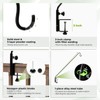 Idzo Deck Hook for Bird Feeder, 43in Deck Bird Feeder,