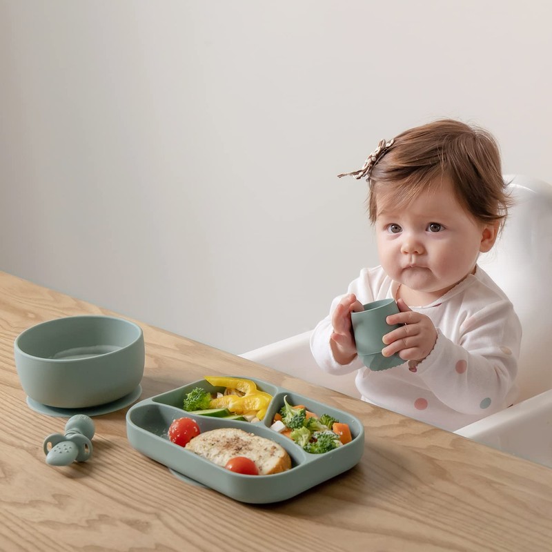 SAMiGO Silicone Baby Cups for 6-12 Months, Tiny Open Cups