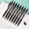 Gel Pens 36 Pack Black Gel Pens Fine Point Smooth