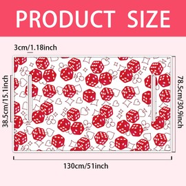 ORIGACH Dice Golf Cart Seat Covers, Comfortable Cooling Golf Cart Blanket Towel, 100% Microfiber, Fits EZGO, Club Car, and More 2-Seat Golf Carts, 51x31inch