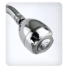 Niagara Earth Massage Water Sense 1.25GPM Low flow 3 spray Shower Head 2pc Set