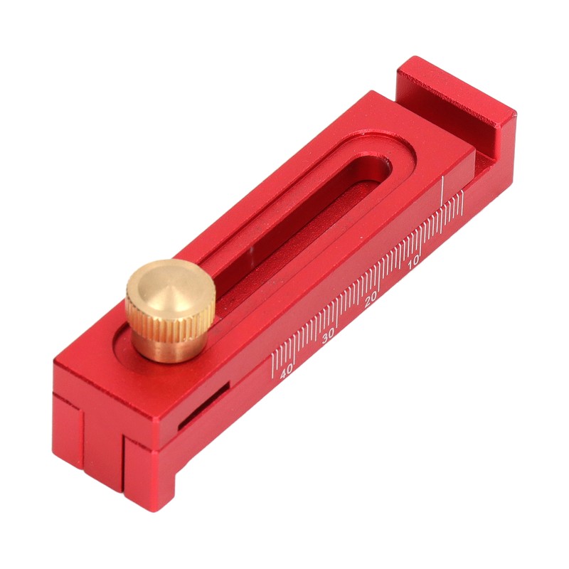 Depth Measuring Ruler Saw Gaps Gauge Aluminium Alloy 5‑40mm Tool