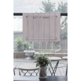 GET IT Done Magnetic Board, 23.8 x 18 Inches Acrylic Dry Erase Board Bulletin Board, Clear Acrylic Memo Board for Home, Office, School