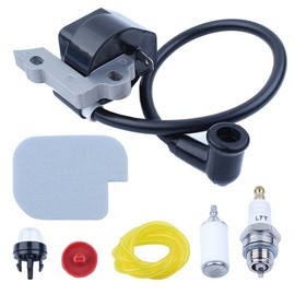 Gubeter Ignition Coil Filter Kit, for Poulan Pp3516Avx Pp4218Avx for Mcculloch Mc4218 Petrol Chainsaw