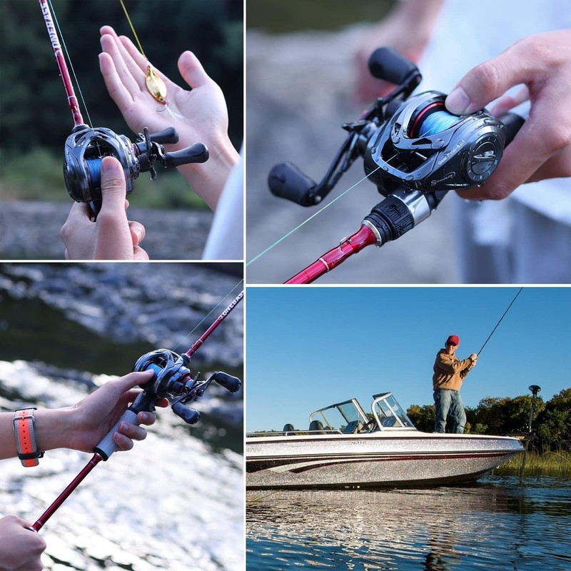Sougayilang Baitcasting Reel – Lightweight Graphite Frame – 9 +