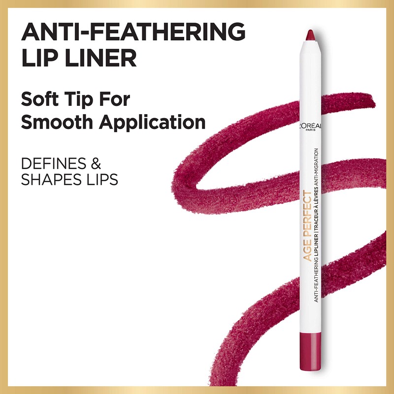 L’Oréal Paris Age Perfect Anti-Feathering Lip Liner, Splendid Plum