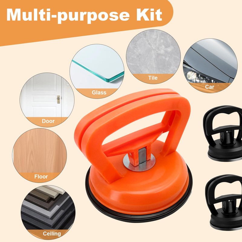 HYSHLC 3 Pcs Car Dent Puller, Suction Cup Dent Puller