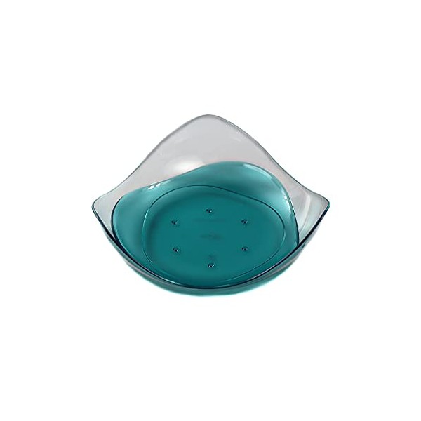 Tupperware Eleganzia 38452 Serving Bowl Turquoise / Green Eleganza Clear