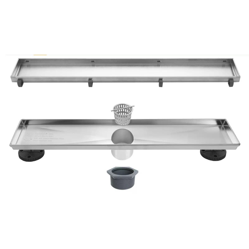 Neodrain NEW Neodrain 18" Linear 304 Stainless Steel Shower Floor