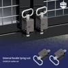HAPPYGATE 3-1/2'' Heavy Duty Trailer Gate Latch, Universal Spring Latch
