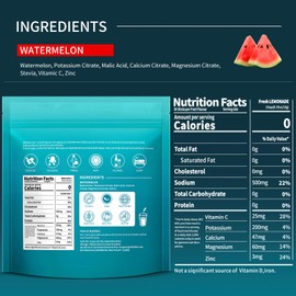 OZENKE OZENKE Electrolytes Powder Packets,30 Sticks Hydration Packets Sugar Free, Electrolyte Drink Mix Portable Electrolyte Packets for Rapid Hydration, 0 Sugar & 0 Calorie, Watermelon Flavor