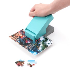 BAOFALI Puzzle Punch； Mini Puzzle Maker；Portable Puzzle Pieces Puching Machine for Arts & Crafts Make Jigsaw Puzzles Scrapbooking & DIY Puzzle Jigsaw Mini Tool