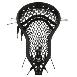 StringKing Men’s Mark 2D Defense Lacrosse Head Strung with Type 5s Mesh (Black/Black)