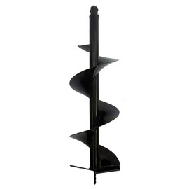 XtremepowerUS 4" Inch Auger Digging Bit for Post Holes Replacement Earth Digger Planting Drill Fence Hole Maker Grass Plant Hole Fit for 3/4" Shaft