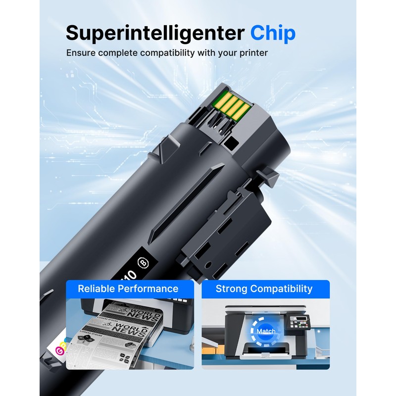 GPC Image Phaser 6510 Toner Workcentre 6515 Toner Replacement for