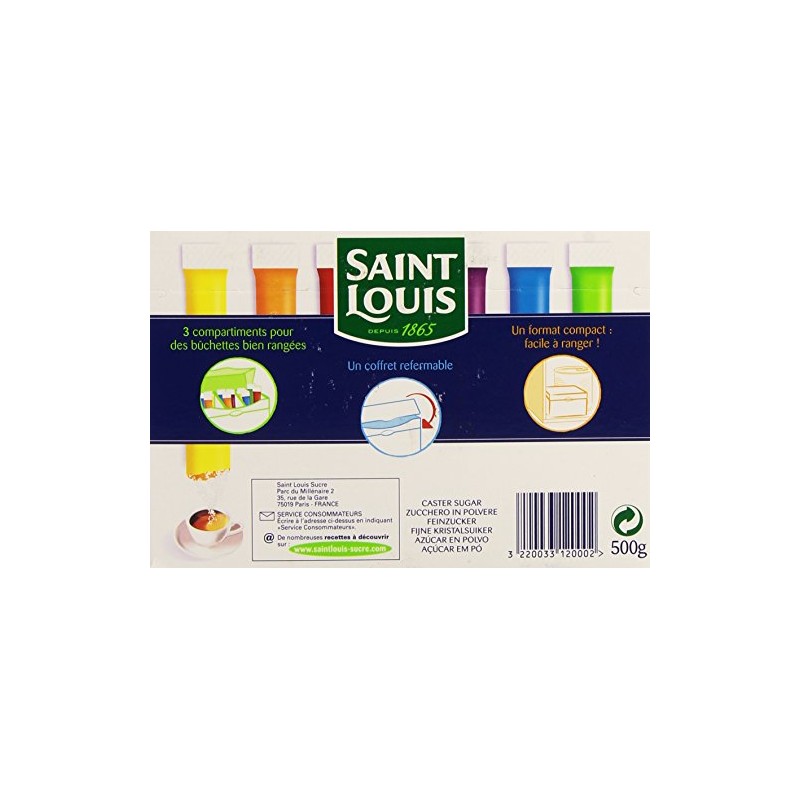 Bûchettes in polvere di zucchero Saint Louis 500 g
