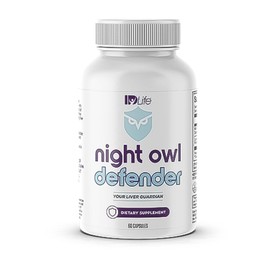 IDLife - Night Owl Defender - Milk Thistle & Curcuminoids for Liver Support, Defense Against Daily Buildup & Nighttime Wellness Boost - 60 Capsules