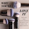 BS-MALL Professional Makeup Brushes BS-MALL with Travel Case - Kabuki