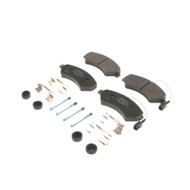 Bosch BP1501 Brake Pads - Front Axle - ECE R90 Certification - Four Brake Pads Per Set