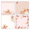 Takeimiki Notepad Memo Pad, Rabbit and Teddy Bear, Closed Pin,