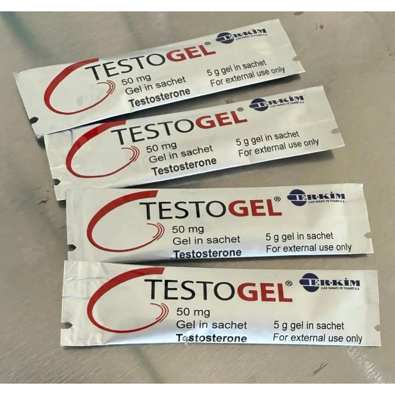 Testogel Erkim 30 Sobres Gel Topico De Testosterona Sin Sabor