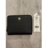Tory Burch NWT! Tory Burch Emerson Medium Wallet $228 Black
