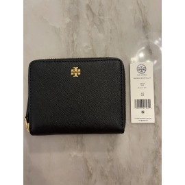 Tory Burch NWT! Tory Burch Emerson Medium Wallet $228 Black