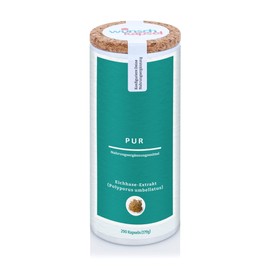 Polyporus umbellatus extract pure (1000 mg daily), Zhu Ling (oak rabbit) with at least 10% polysaccharides, rich in polyporusterones, 290 vegan capsules from the German wish capsule manufacturer