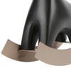 Rocking Horse Statue Black Small 13.5x4.5x14.5cm/5.3x1.8x5.7 Decorative Horse Sculpture Crafts